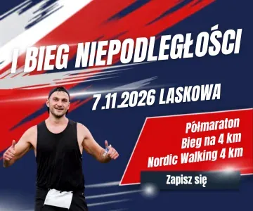 I Bieg Niepodległości w Laskowej – półmaraton, bieg na 4 km i Nordic Walking