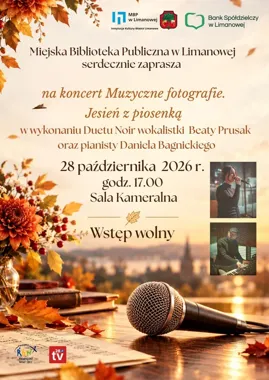 Muzyka i fotografie w jednej sali. Duet Noir wystąpi w Limanowej